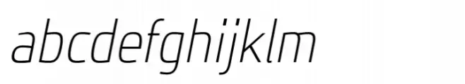 JH Oleph Thin Semi Condensed Italic
