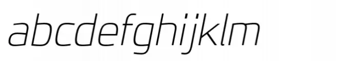 JH Oleph Thin Semi Expanded Italic