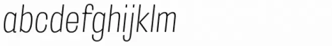 Kilburn Thin Italic