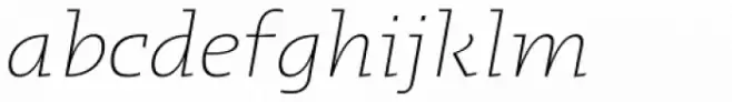 Kotto Slab Extra Light Italic