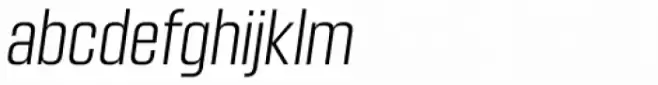 Kuunari Light Condensed Italic