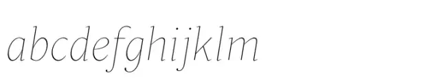 Liet Display Thin Italic