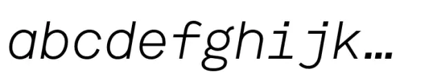Maison Mono Light Italic
