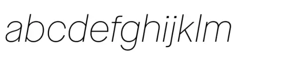 Maison Neue Extra Thin Italic