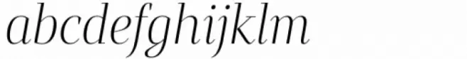 Mandrel Didone Condensed Thin Italic
