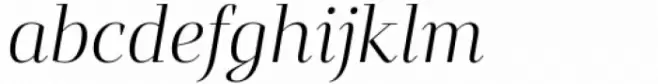 Mandrel Didone Extended Light Italic