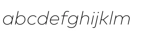 Manifestor Ultra Light Italic