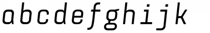Monostep Straight Regular Italic