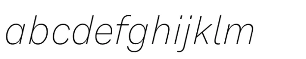 Monto Grotesk Ultra Light Italic