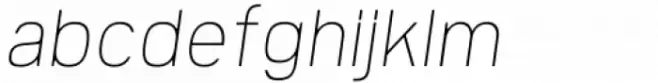 Mula Slim Thin Italic