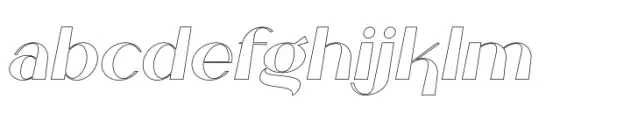 Mykogae Outline Italic