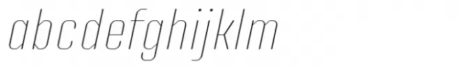 Nanueng Thin Italic