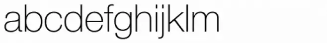Neue Helvetica Pro 35 Thin