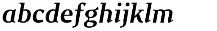 New June Serif SemiBold Italic