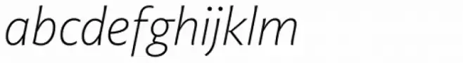 Niko Thin Italic