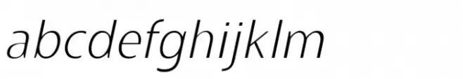 Ninova Pro Thin Italic Con
