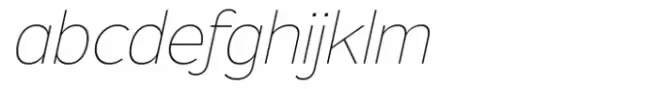Normaliq Thin Italic