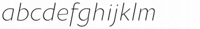 Oksana Sans Light Italic