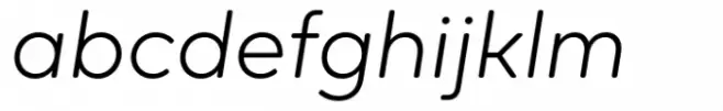 Oktah Round Light Italic