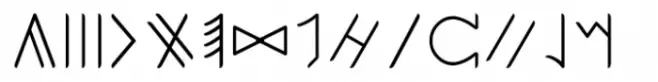 Ongunkan Camunic Script