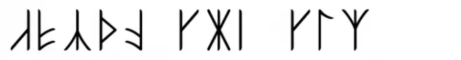 Ongunkan Slavic Runic Regular