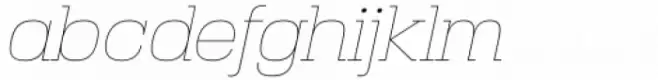 Paralucent Slab Thin Italic