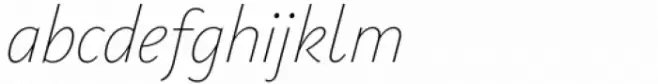PGF Now Thin Italic