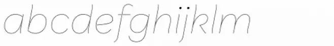 Qualion Hairline Italic