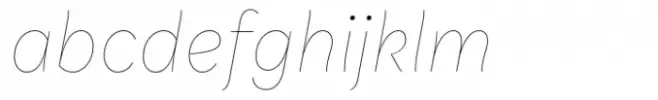 Quantificat Hairline Italic