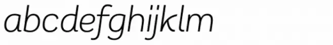 Remora Sans W2 Light Italic