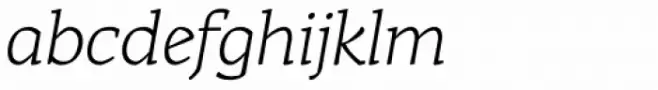 Rival Ultra Light Italic