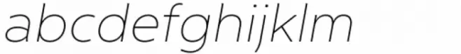 Riveta Thin Italic