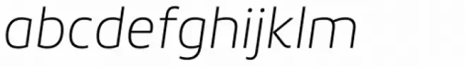 Roihu Thin Italic