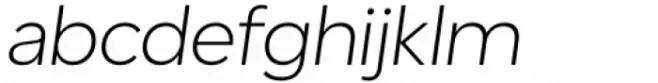 Shoika Thin Italic