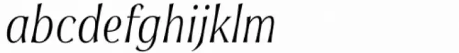 Soprani Extended Light Italic