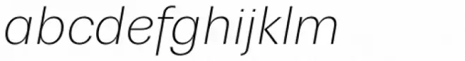 Trivia Sans Light Italic