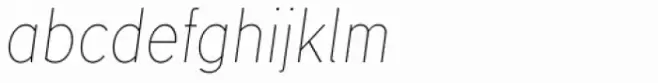 TT Corals Thin Italic