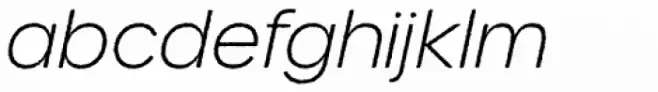 Urbane Rough Extra Light Italic