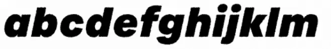 Urbane Rough Heavy Italic