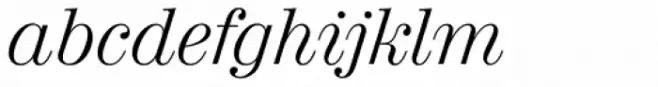 Valencia Serial Light Italic