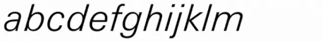 Zurich Std Light Italic