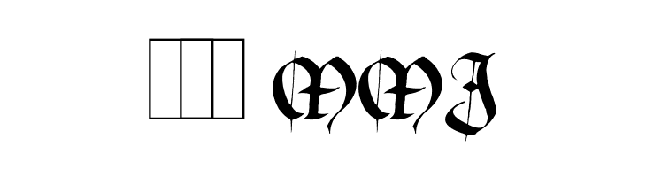 Waters Gothic Deux  Скачать бесплатные шрифты