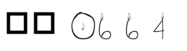 101! CandleZ  Скачать бесплатные шрифты