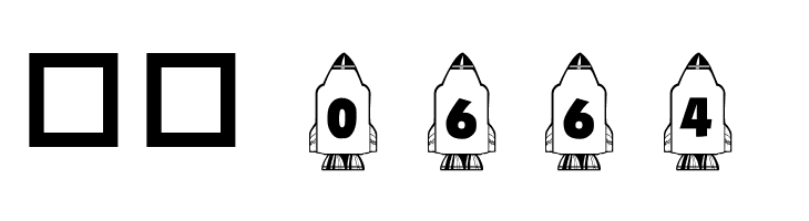 101! Countdown ta Blast Off!  Скачать бесплатные шрифты