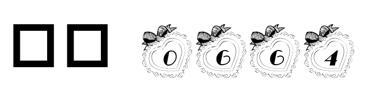 101! U Decorated My Heart  Скачать бесплатные шрифты