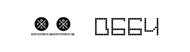 Dot Walkthru  Скачать бесплатные шрифты