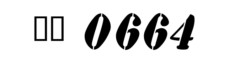 AustralianFlyingCorpsStencilSG  Скачать бесплатные шрифты