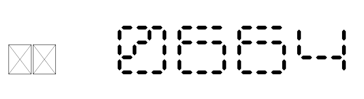 Calculatrix 24 Regular  Скачать бесплатные шрифты