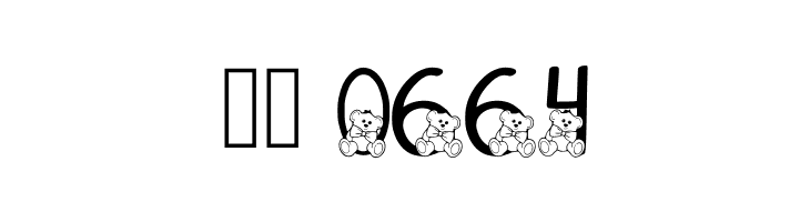 Ks Coppers Teddy Bears Regular  Скачать бесплатные шрифты