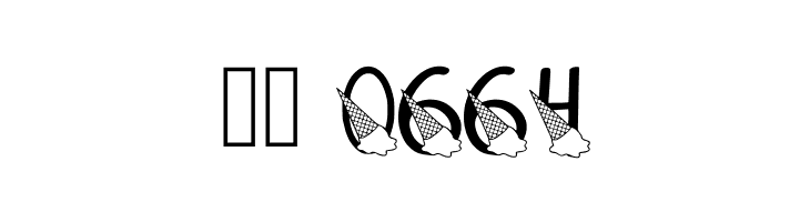 Ks Ice Cream Party Regular  Скачать бесплатные шрифты